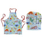 Fartuszek i czapka małego kucharza Dino, Creative Tops, cena 69,90 zł.jpg Fartuszek i czapka małego kucharza Dino, Creative Tops, cena 69,90 zł.jpg