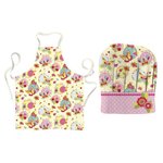 Fartuszek i czapka małej kucharki Little garden, Creative Tops, cena 69,90 zł.jpg Fartuszek i czapka małej kucharki Little garden, Creative Tops, cena 69,90 zł.jpg