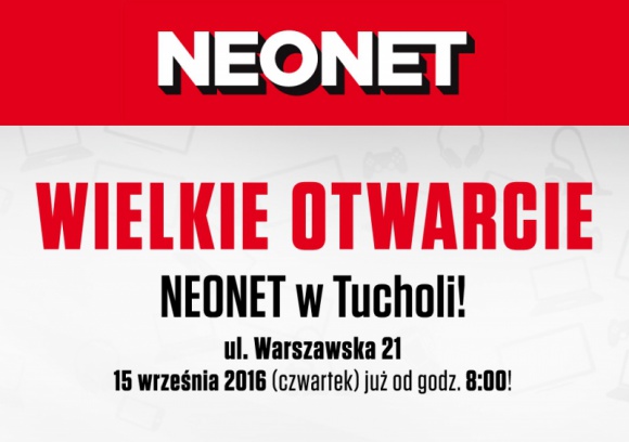 NEONET w Tucholi przenosi się na ulicę Warszawską