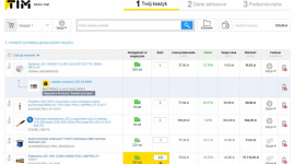 Nowe funkcje w sklepie TIM.pl BIZNES, Handel - Odświeżony i unowocześniony koszyk oraz możliwość korzystania z kodów i etykiet EAN to funkcje, które pojawiły się w ostatnich tygodniach w e-sklepie TIM SA, by umożliwić klientom jeszcze szybsze składanie zamówień.
