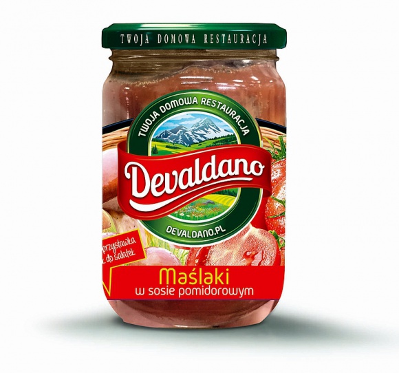 Nowość od marki Devaldano – Delikatne Maślaki w aromatycznym sosie pomidorowym