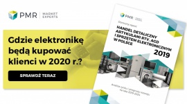 Przed rynkiem RTV, AGD i sprzętu elektronicznego okres spowolnienia BIZNES, Handel - Po kilku latach cechujących się wzrostami wartości rynku oscylującymi w przedziale 4,5-6,5%, w perspektywie 2020-2024 należy spodziewać się niższych dynamik sprzedaży artykułów RTV, AGD i sprzętu elektronicznego. Jak wynika z prognoz zawartych w najnowszym raporcie PMR.